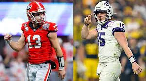 TCU Horned Frogs vs Georgia Bulldogs NCAAF National Title Game Odds, Picks & Predictions